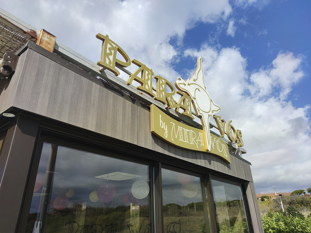 Rótulo 3D Restaurante Para Vós-JkD Rotulación Rótulo 3D Restaurante Para Vós-JkD Rotulación