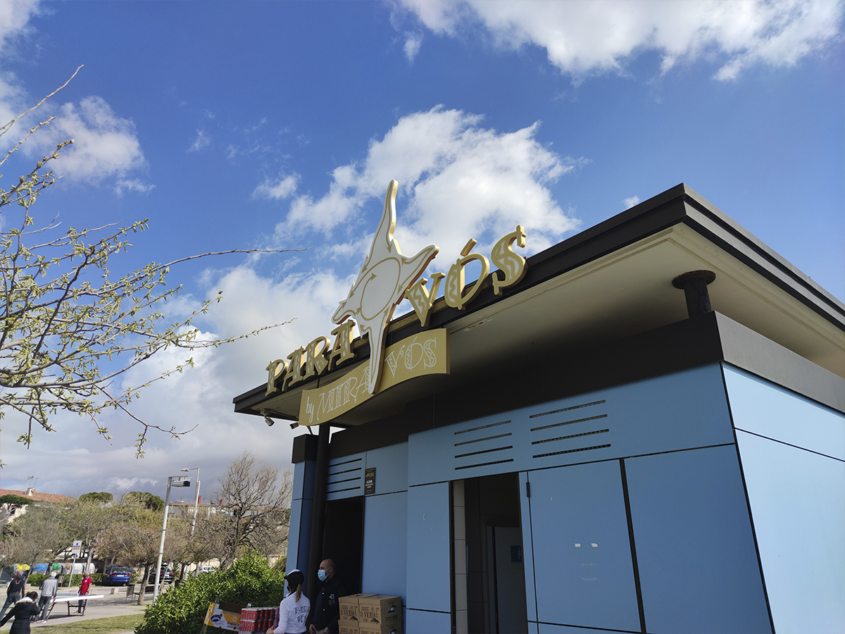 Rótulo 3D Restaurante Para Vós-JkD Rotulación Rótulo 3D Restaurante Para Vós-JkD Rotulación