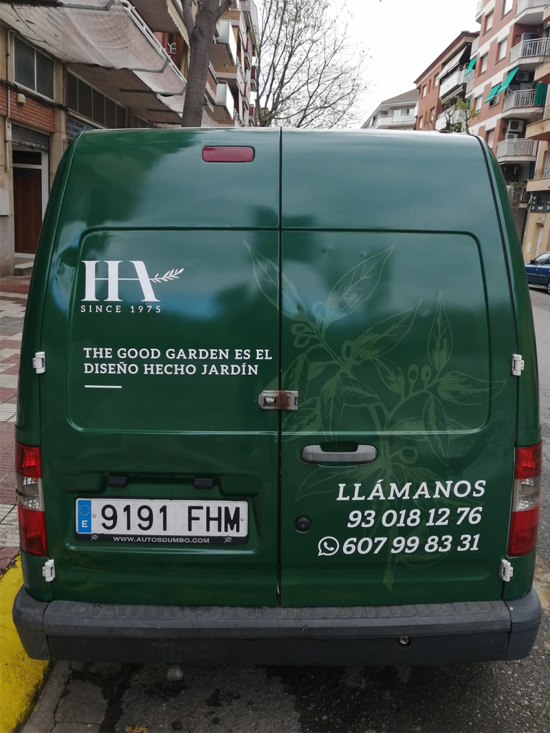 Rotulación furgoneta Jardinería Herrera-JkD Rotulación Rotulación furgoneta Jardinería Herrera-JkD Rotulación