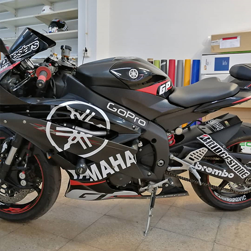 Rotulación Yamaha R6-JkD Rotulación