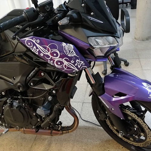 Rotulación kawasaki Z400-JkD Rotulación