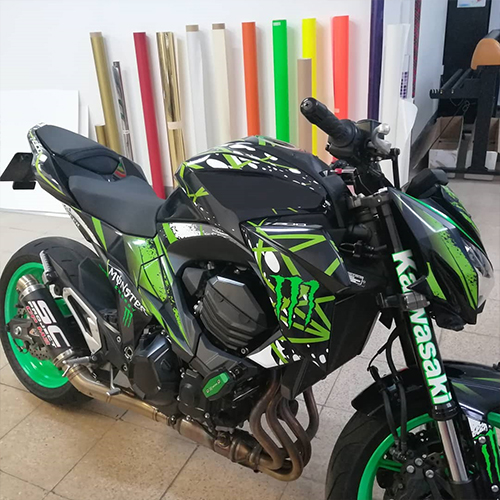 Rotulación Kawasaki Z800-JkD Rotulación