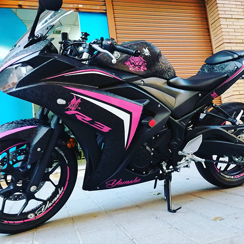 Rotulación Yamaha R3-JkD Rotulación