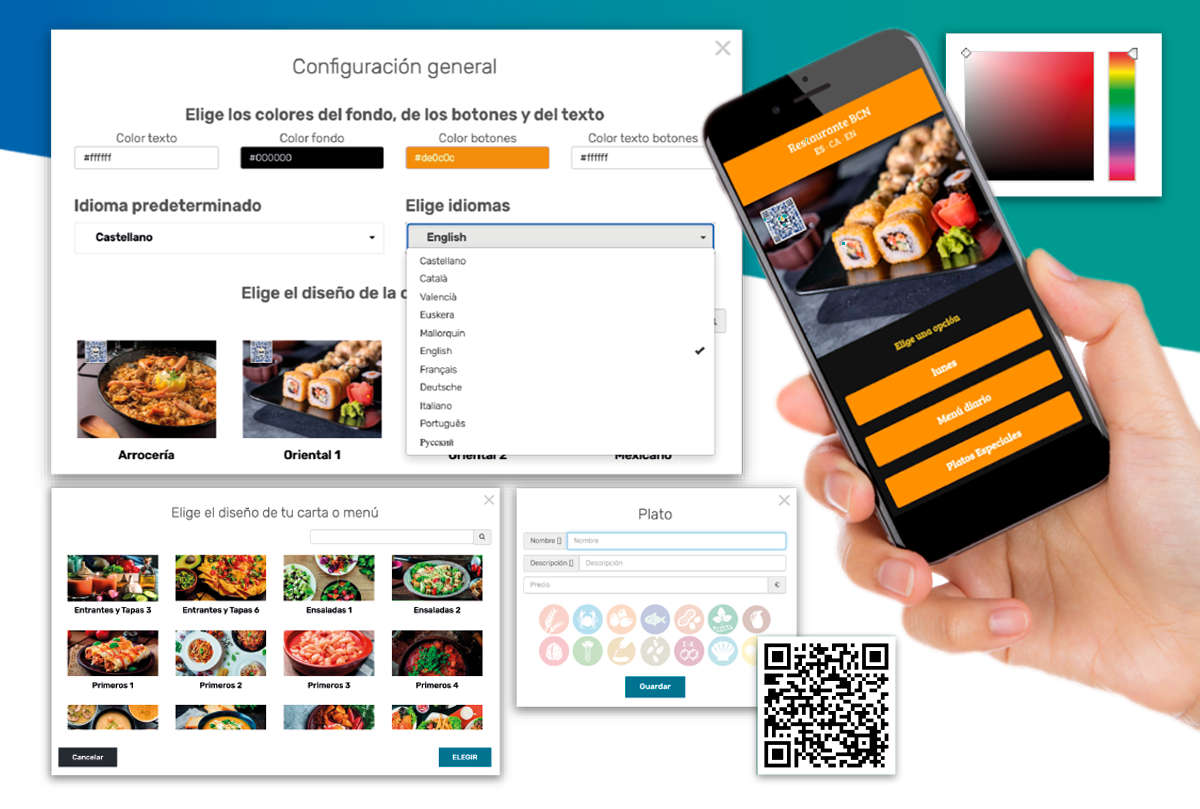 Cartas y menus digitales para bares y restaurantes con codigos QR - App Development Media