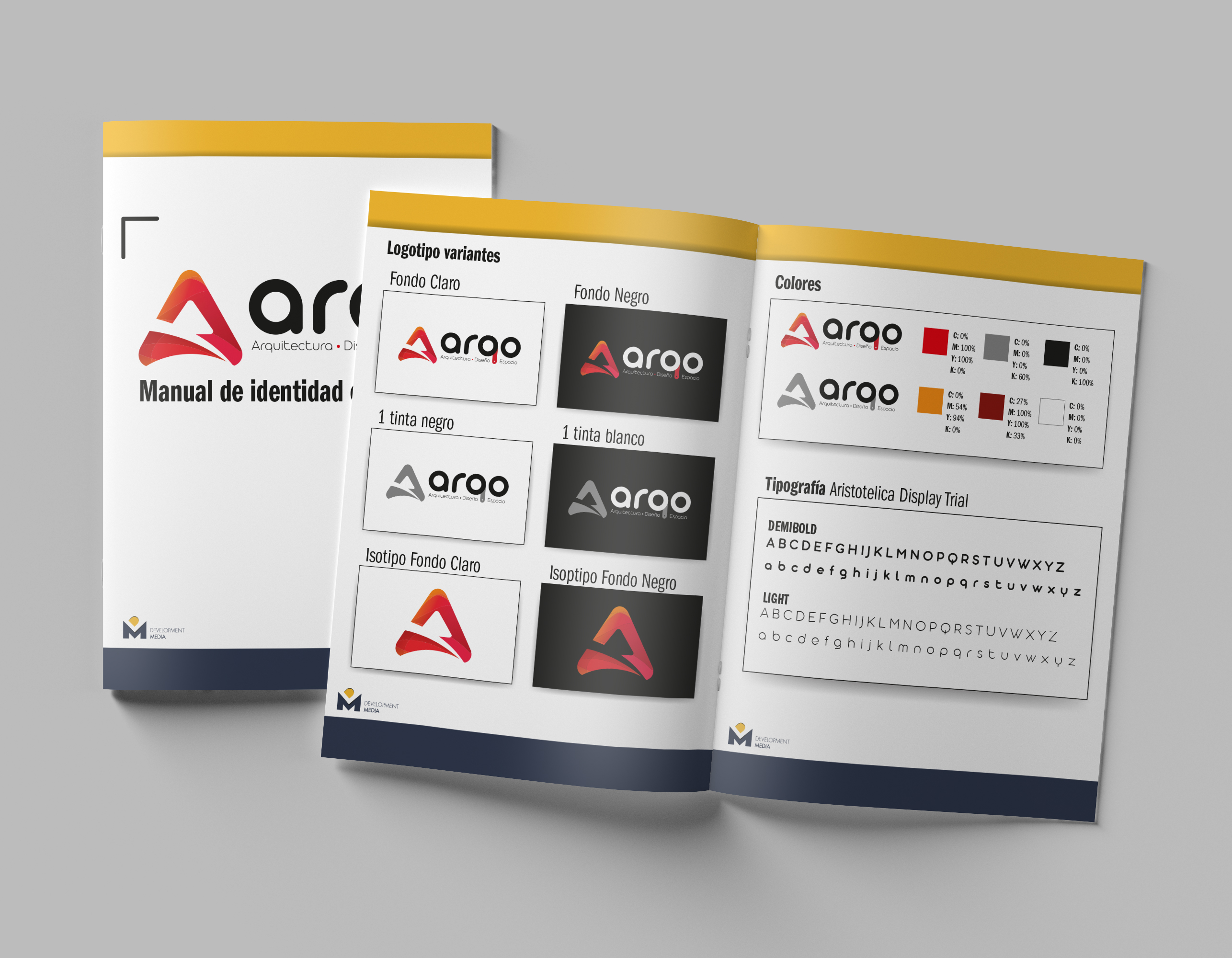 Diseño logotipo. Proyecto creación y diseño imagen de marca para “Arqo”