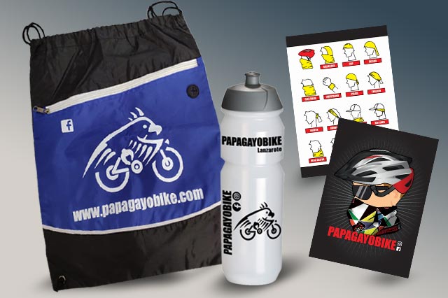 Creación merchandising para ciclismo - Proyecto marketing promocional para “Papagayobike” Creación merchandising para ciclismo - Proyecto marketing promocional para “Papagayobike”