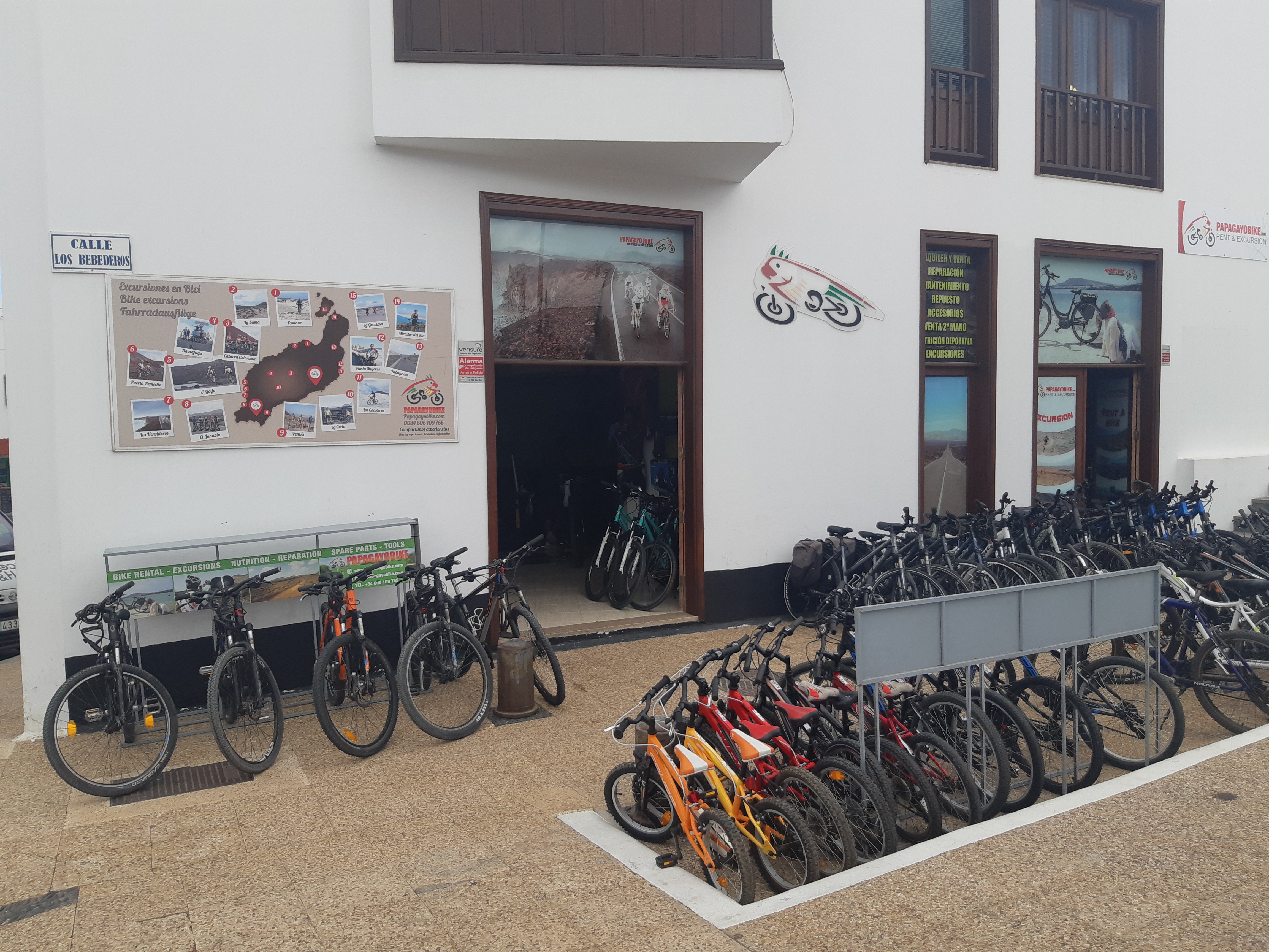 Proyecto merchandising Papagayobike - Tienda Playa Blanca