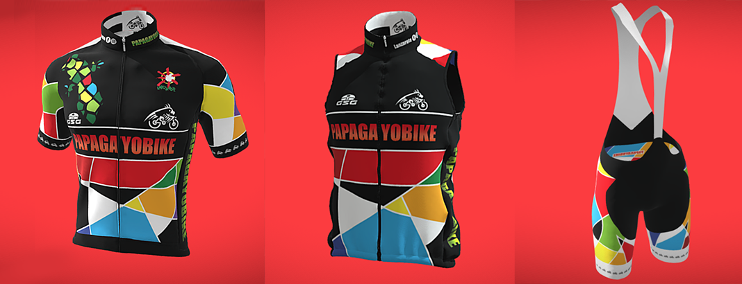 Creación merchandising para ciclismo - diseño de maillots para Papagayo Bike Creación merchandising para ciclismo - diseño de maillots para Papagayo Bike