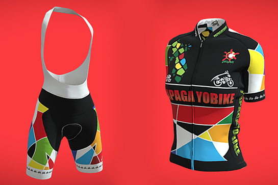 Creación merchandising para ciclismo - diseño de maillots para Papagayo Bike