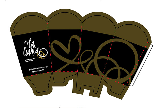 Diseño packaging para Restaurantes-Proyecto creación Packaging para Restaurante La lianta - portada - Development media Diseño packaging para Restaurantes-Proyecto creación Packaging para Restaurante La lianta - portada - Development media