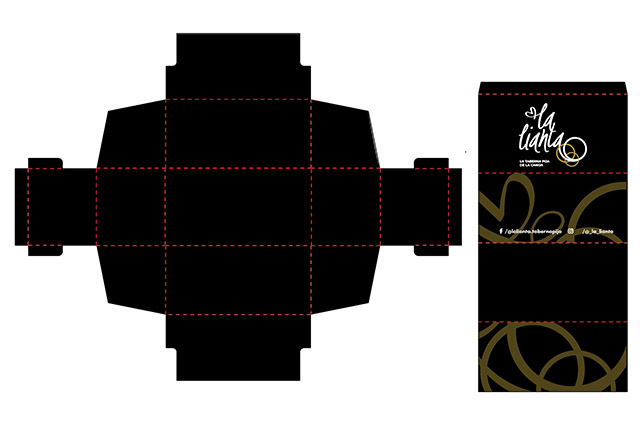Diseño packaging para Restaurantes-Proyecto creación Packaging para Restaurante La lianta - portada - Development media Diseño packaging para Restaurantes-Proyecto creación Packaging para Restaurante La lianta - portada - Development media