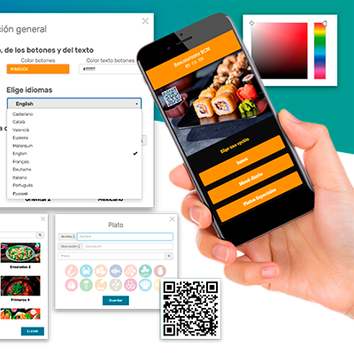 Cartas y Menus digitales para bares y restaurantes con QR