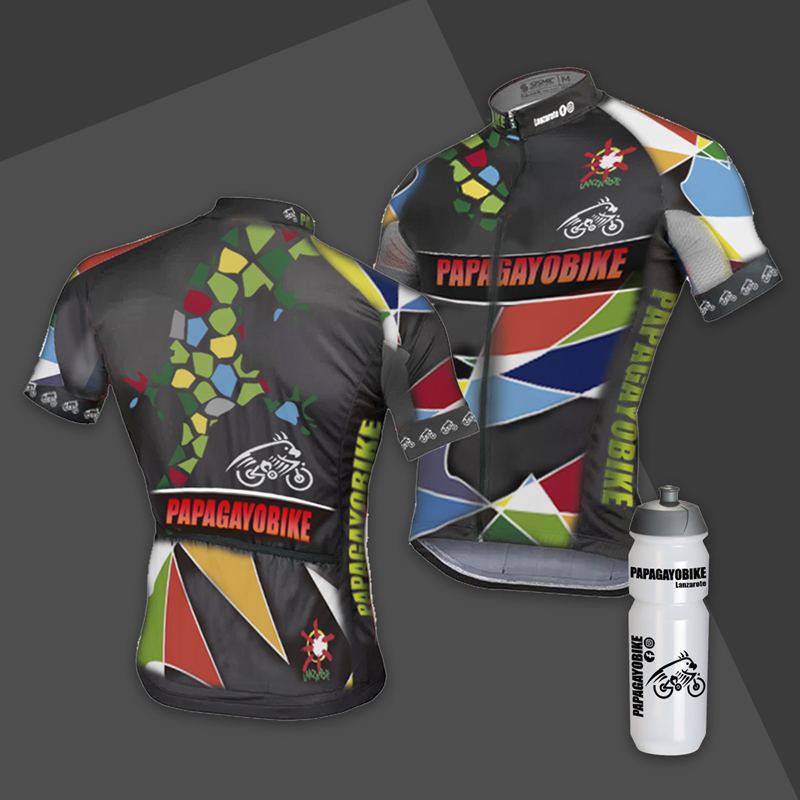 Diseño Maillot y Bidón para Papagayobike