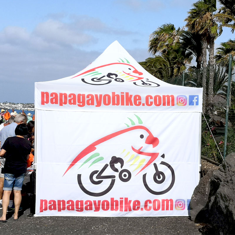 Material para eventos-carpa para Papagayo Bike
