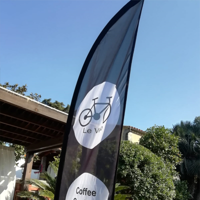 Material para eventos-banderolas para Papagayo Bike