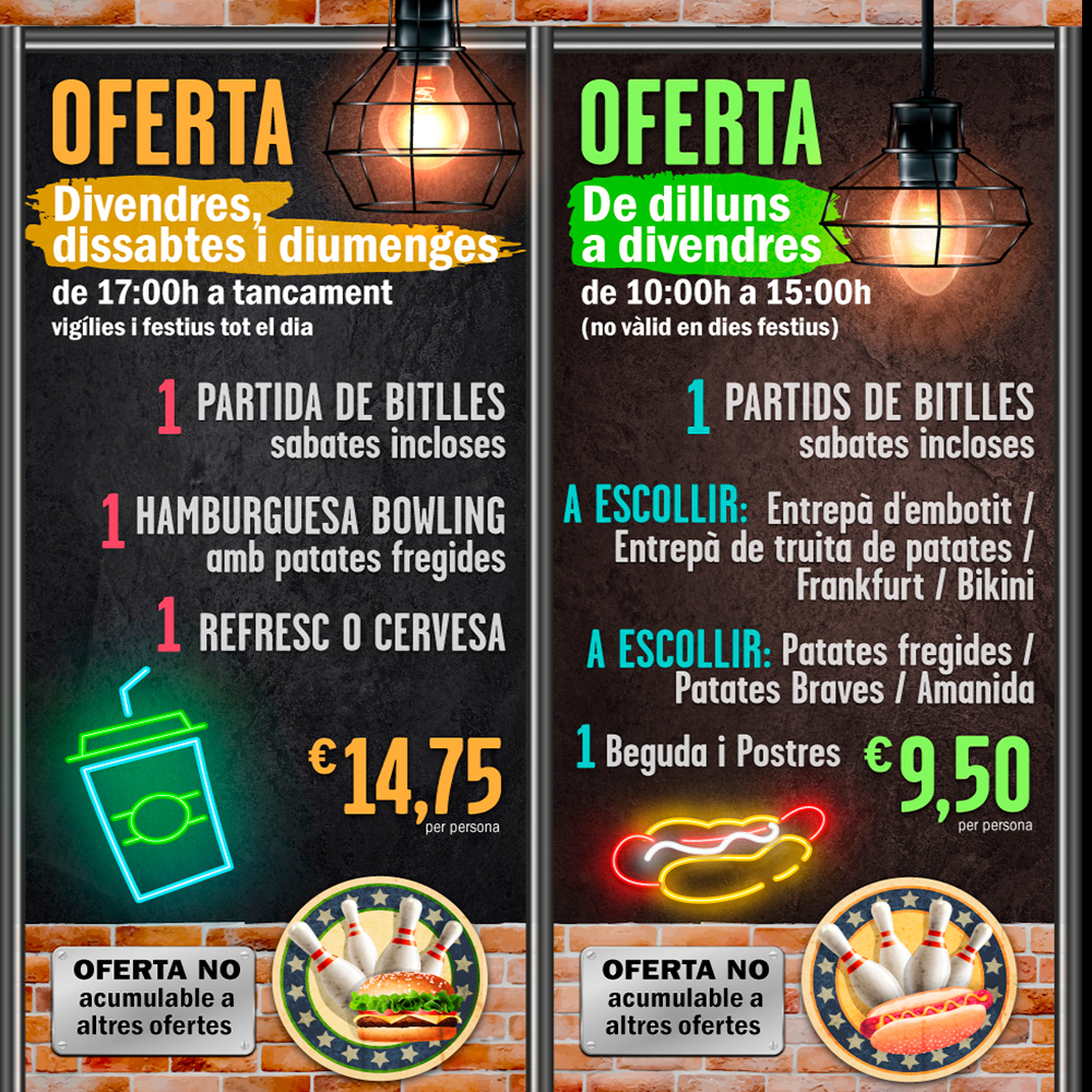 Cartelería digital para Bowling Pedralbes