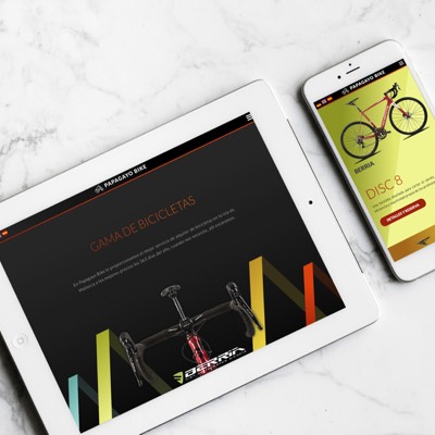 Programación web responsive para Papagayobike Mallorca