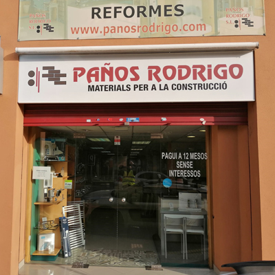 Proyecto rotulación-róotulo fachada para Panos Rodrigo